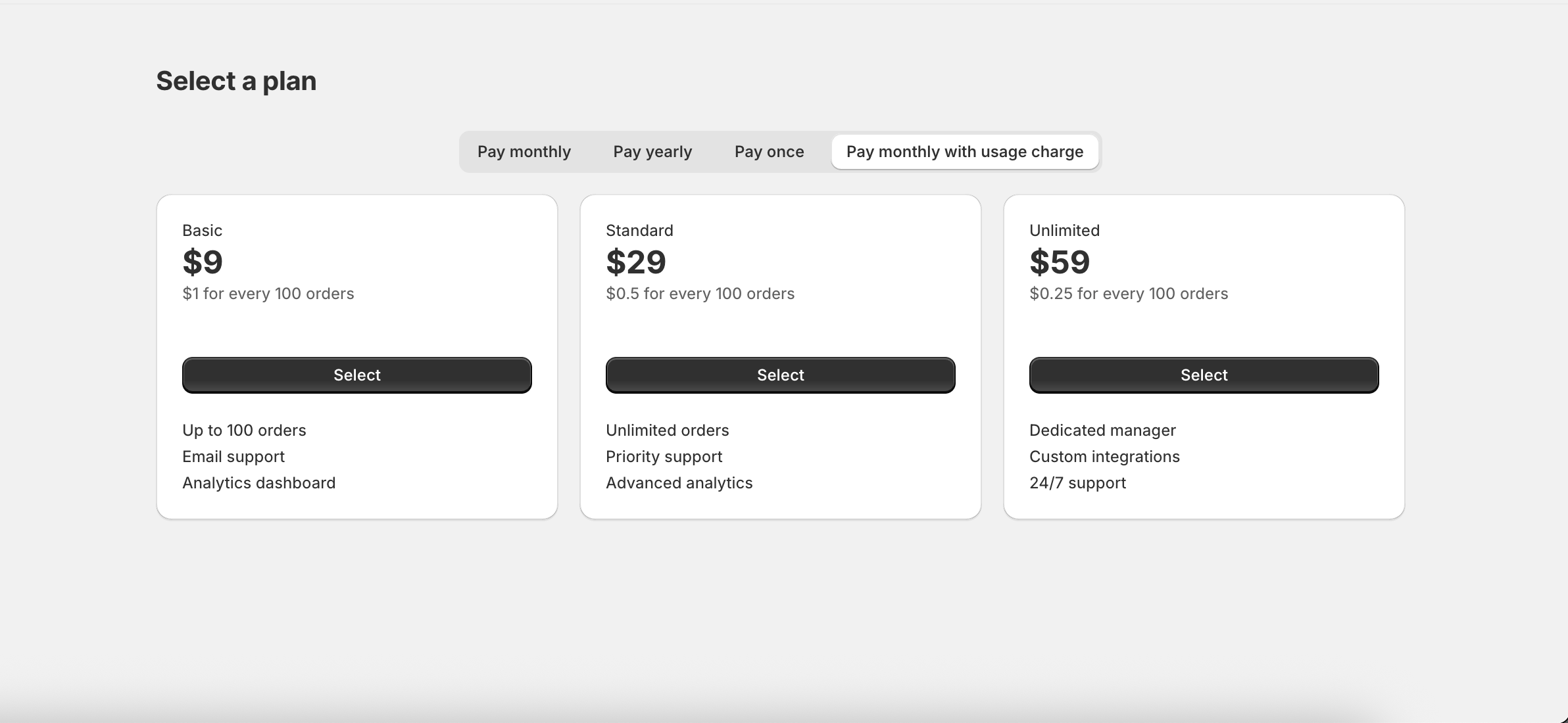Billing API